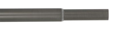 Tringle métal extensible de 2.40 à 4 m diam 28 mm Finition Gun foncé - MOBOIS