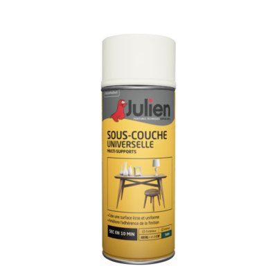 Sous-couche tous supports en aérosol blanc 400 ml - JULIEN