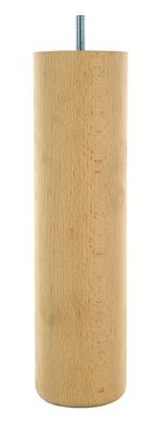 Pied de meuble rond bois diamètre 68 x 250 mm