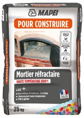 Mortier réfractaire 25 kg MAPEI