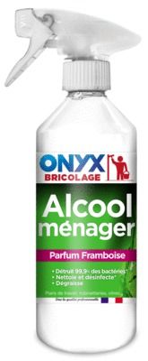 Alcool ménager parfum framboise vaporisateur 500 ml ONYX