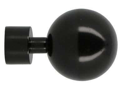 Embout métal forme boule diam 16 Noir Mat - MOBOIS