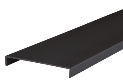 Nez de cloison noir 78x2600 mm