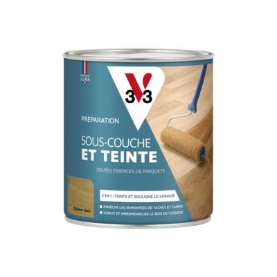 Sous-couche et teinte chêne clair 750 ml - V33