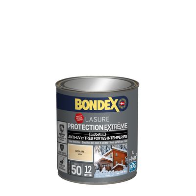 Lasure protection extrême 12 ans incolore 1 l BONDEX