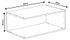 Caisson Creo extension blanc 384 x 1000 x 580 mm OFITRES