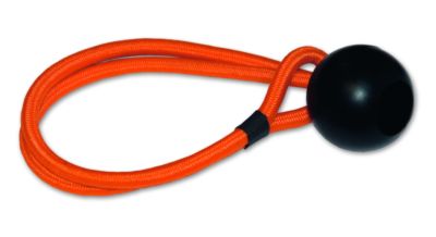 Tendeurs gainé polypropylène boule polyamide longueur 21 cm diamètre 5 mm orange par 4 CHAPUIS