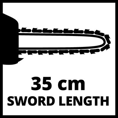 Tronçonneuse thermique 37.2 cm³ guide 35 cm GC-PC 1335/I EINHELL