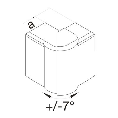 Angle extérieur blanc goulotte 50x85mm TEHALIT