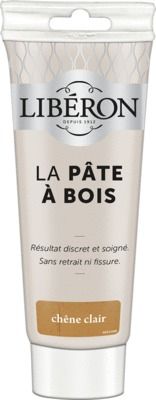 Pâte à bois chêne clair tube 250 gr LIBERON