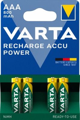 Lot de 4 accumulateurs Ready to use HR3(AAA) 800 mAh