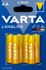 Piles alcalines LR6 (AA) Longlife par 6 VARTA