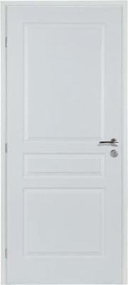 Bloc-porte post-formé 3 panneaux H.204 x l.83 cm droit poussant H 88 x 58