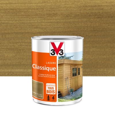 Lasure bois classique extérieure chêne naturel 1 l V33