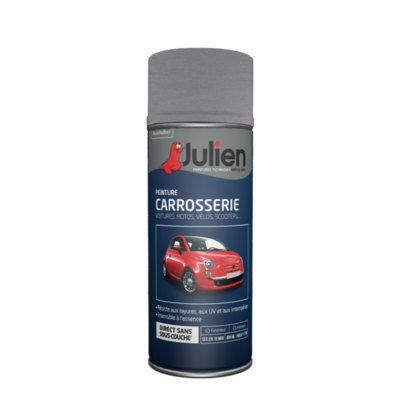 Peinture en Aérosol carrosserie reflet argent métallisé 400 ml - JULIEN