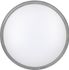 Plafonnier LED extérieur rond Luna blanc chaud structure grise IP44 1120 lumens ARLUX