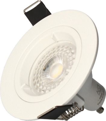 Spot encastrable fixe GU10 380 lumens 4000K blanc ARLUX