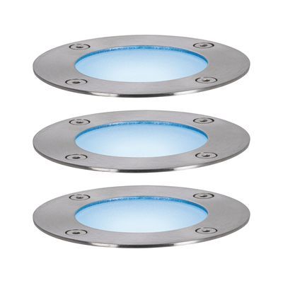 Spots encastrable extérieur LED RGBW multicolore compatible ZigBee IP65 3x3,6W 3x190 lumens 24V Kit de démarrage - Plug & Shine PAULMANN