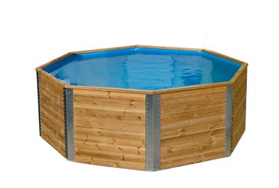 Piscine bois  593 - ronde hors sol D.325 cm - échelle incluse Livraison gratuite domicile WEKA