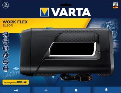 Lampe torche Work flex rechargeable 550 lumens VARTA