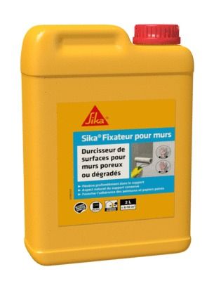 Fixateur de surface pour murs poreux ou dégradés 2 l - SIKA