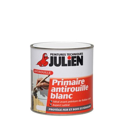 Primaire antirouille Feri'prim blanc satiné 500 ml - JULIEN