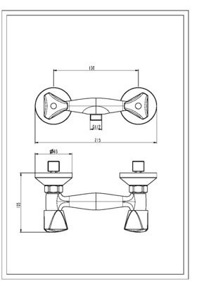 Mélangeur de douche Chrome Target - ESSEBAGNO