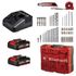 Perceuse visseuse sans fil 18 V TE-CD 18/40 Li-i avec 2 batteries 18 V + 64 accessoires EINHELL