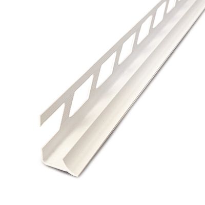 Joint d'angle 8 mm PVC blanc 2,50 m DINAC