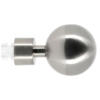 Embout boule easy fix diam 20 mm Finition Chrome par 2 - MOBOIS