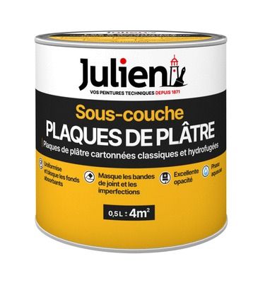 Sous-couche J6 plaque de plâtre 500 ml - JULIEN