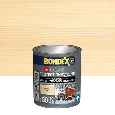 Lasure protection extrême 12 ans incolore 1 l BONDEX