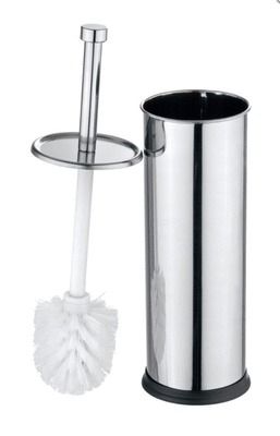 Porte-brosse WC acier inox brillant