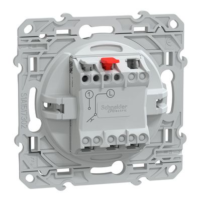 Bouton poussoir anthracite - Ovalis SCHNEIDER ELECTRIC