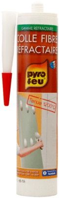 Colle fibre réfractaire en cartouche de 310 ml PYROFEU