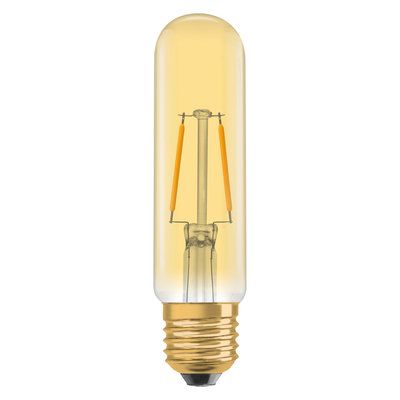 Ampoule LED E27 vintage 1906 tube à filament 2.2 W = 200 lumens ambrée OSRAM