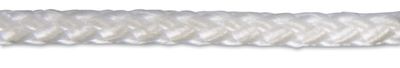 Corde tressée polypropylène résistance 1,4 T diamètre 12 mm longueur 10 m blanc CHAPUIS