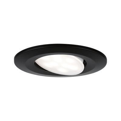 3 spots salle de bain à encastrer LED blanc dynamique IP65 550 lumens noir - CALLA PAULMANN