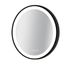 Miroir LED rond diamètre 75 cm Swann Black 2 MP GLASS