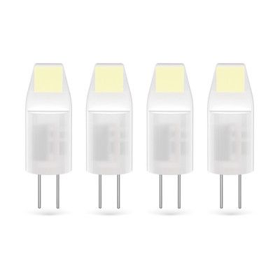 Lot de 3 + 1 ampoules LED gratuite G4 1W = 100 lumens blanc chaud - XANLITE