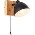 Applique murale métal/bambou CELIA E14 40W - BRILLIANT