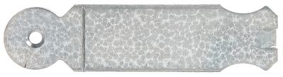 Patte scellement 12.5cm zinc