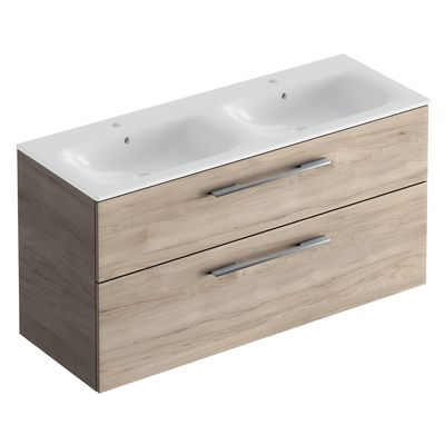 Meuble de salle de bains chêne L 130 cm Selva GEBERIT