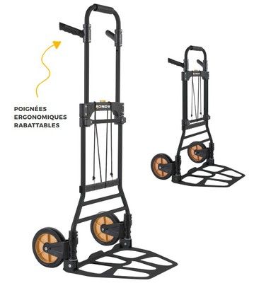 Diable pliant acier 150 kg RONDY