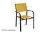 Fauteuil duca graphite jaune