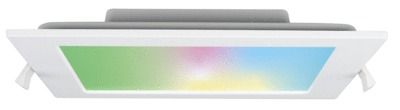 Spot LED encastrable à couleurs changeantes RGBW 225 x 225