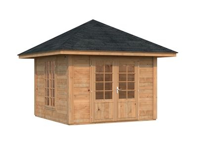 Abri de jardin Bianca SET 5 Marron 8,3 m2 Traité marron PALMAKO Livraison incluse domicile