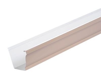 Gouttière moulurée aluminium beige rosé L. 2 m SCOVER PLUS