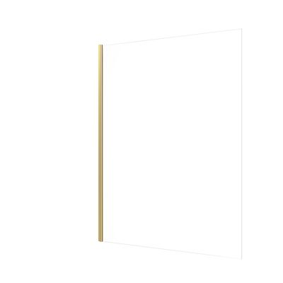 Paroi de douche Golden Edge avec déflecteur 80+40x200 cm or brossé AURLANE