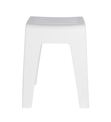 Tabouret de salle de bains blanc Kumba WENKO